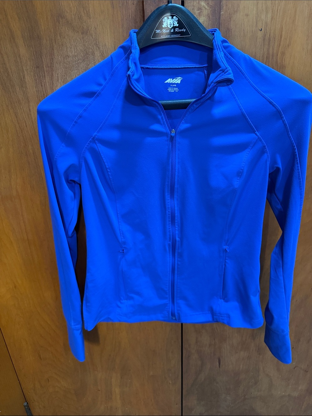 Avia Women's Blue Full-Zip Utility Jacket